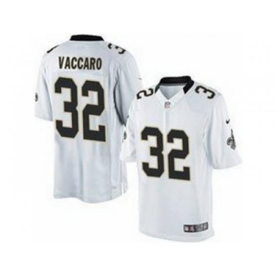 Nike New Orleans Saints 32 Kenny Vaccaro White Game NFL Jersey