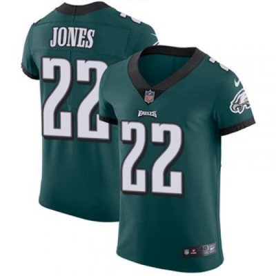 Nike Eagles #22 Sidney Jones Midnight Green Team Color Mens Stitched NFL Vapor Untouchable Elite Jersey