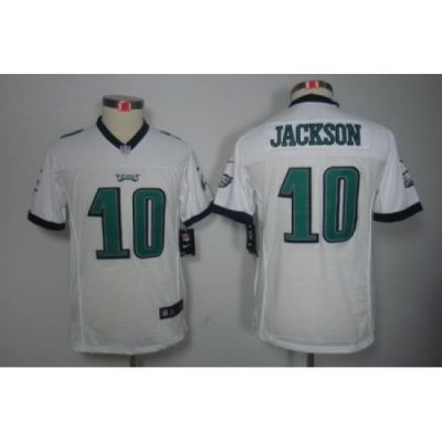 Nike Youth Philadelphia Eagles #10 Jackson White Color Limited Jerseys