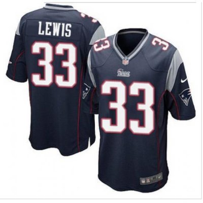 Youth New Patriots #33 Dion Lewis Navy Blue Team Color Stitched NFL Elite Jersey