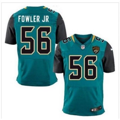 NeW Jacksonville Jaguars #56 Dante FoWler Jr Teal Green Team Color Men Stitched NFL Elite jersey