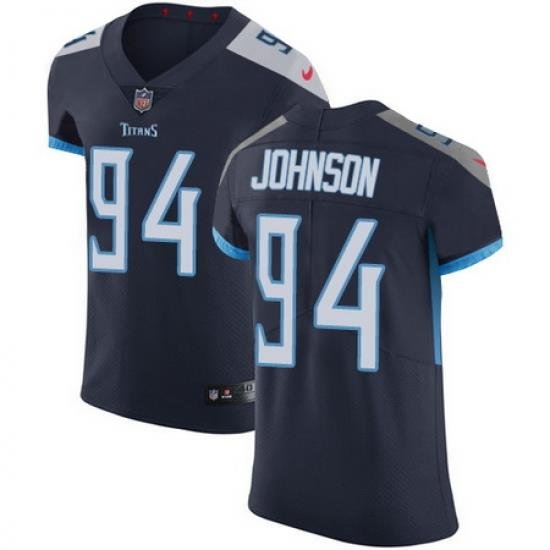 Nike Titans #94 Austin Johnson Navy Blue Alternate Mens Stitched NFL Vapor Untouchable Elite Jersey