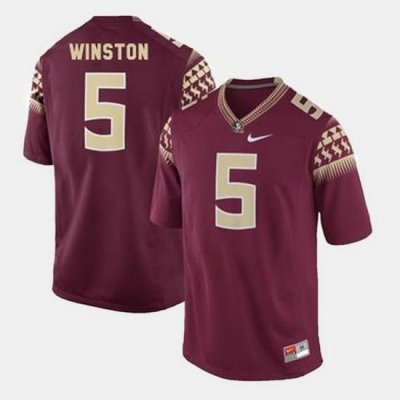 Florida State Seminoles Jameis Winston College Football Red Jersey