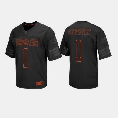 Men Oklahoma State Cowboys And Cowgirls College Football Black Jersey