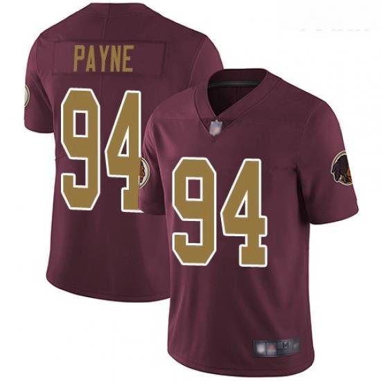 Redskins #94 Da 27Ron Payne Burgundy Red Alternate Youth Stitched Football Vapor Untouchable Limited Jersey