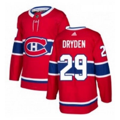 Youth Adidas Montreal Canadiens 29 Ken Dryden Authentic Red Home NHL Jersey