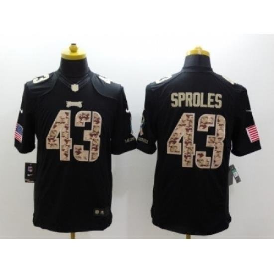 Nike Philadelphia Eagles 43 Darren Sproles black Limited Salute to Service NFL Jersey