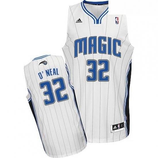 Womens Adidas Orlando Magic 32 Shaquille ONeal Swingman White Home NBA Jersey