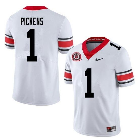 2020 Men #1 George Pickens Georgia Bulldogs 1980 National Champions 40th Anniversary College Footbal