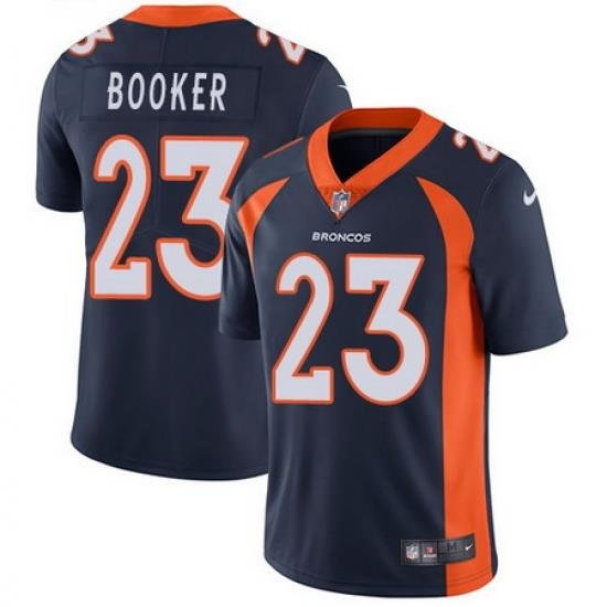 Nike Broncos #23 Devontae Booker Navy Blue Alternate Mens Stitched NFL Vapor Untouchable Limited Jersey