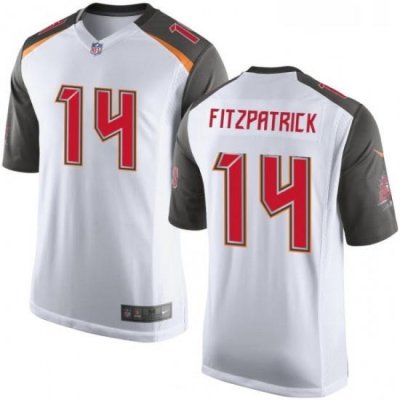 Mens Nike Tampa Bay Buccaneers 14 Ryan Fitzpatrick Game White NFL Jersey