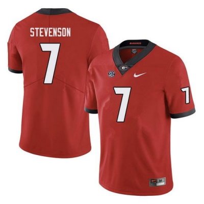 Men #7 Tyrique Stevenson Georgia Bulldogs College Football Jerseys Sale-red