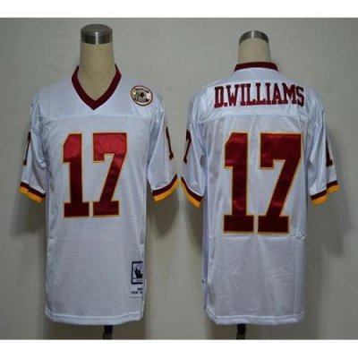 Washington Redskins 17 Doug Williams White Mens NFL Throwback Jersey