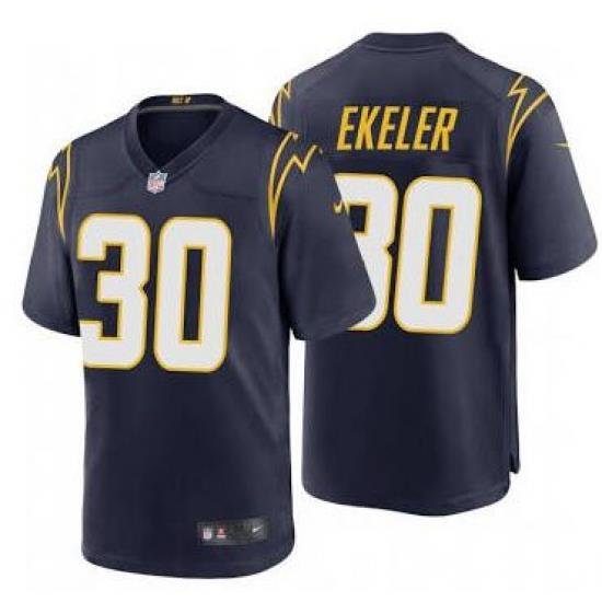 Men Chargers 30 Austin Ekeler 2020 Navy Blue Vapor Limtied Jersey