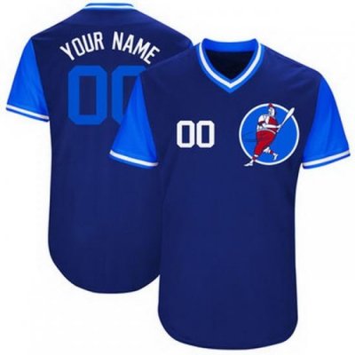 Men Women Youth Toddler All Size Chicago Cubs Blue Customized M&N New Design Jersey