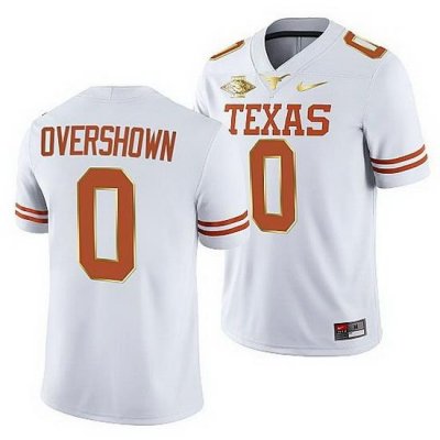 Texas Longhorns Demarvion Overshown White 2021 Red River Showdown Men Jersey