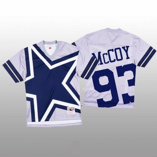 NFL Dallas Cowboys 93 Gerald McCoy White Men Mitchell  26 Nell Big Face Fashion Limited NFL Jersey