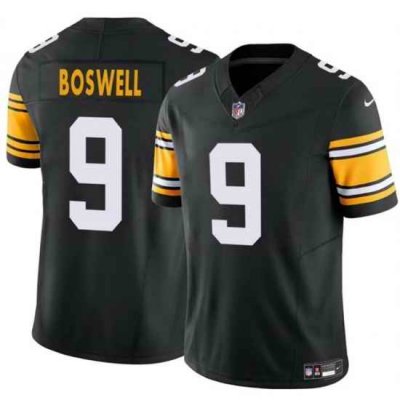 Men Pittsburgh Steelers 9 Chris Boswell Black 2024 F U S E  Alternate Vapor Untouchable Limited Stitched Jersey