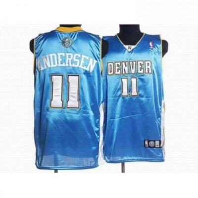 Nuggets 11 Chris Andersen Stitched Baby Blue NBA Jersey