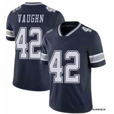 Men Nike Dallas Cowboys Deuce Vaughn #42 Blue Vapor Limited Stitched NFL Jersey