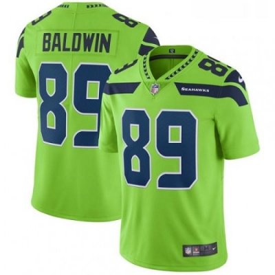 Mens Nike Seattle Seahawks 89 Doug Baldwin Limited Green Rush Vapor Untouchable NFL Jersey