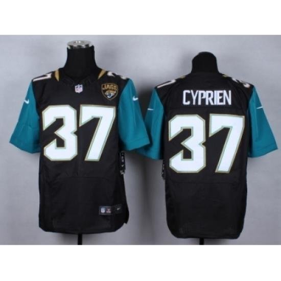 Nike Jacksonville Jaguars 37 John Cyprien black Elite NFL Jersey