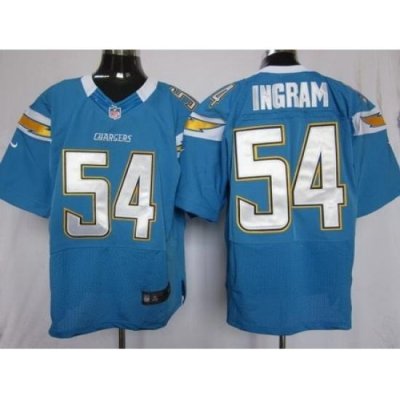 Nike San Diego Chargers 54 Melvin Ingram Light Blue Elite NFL Jersey