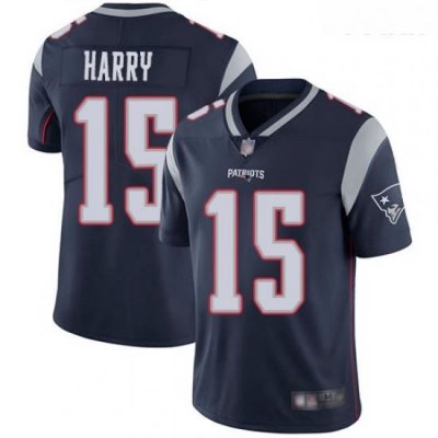 Patriots #15 N 27Keal Harry Navy Blue Team Color Youth Stitched Football Vapor Untouchable Limited Jersey