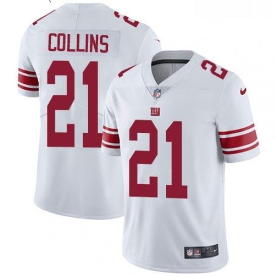 Youth Nike New York Giants 21 Landon Collins White Vapor Untouchable Limited Player NFL Jersey