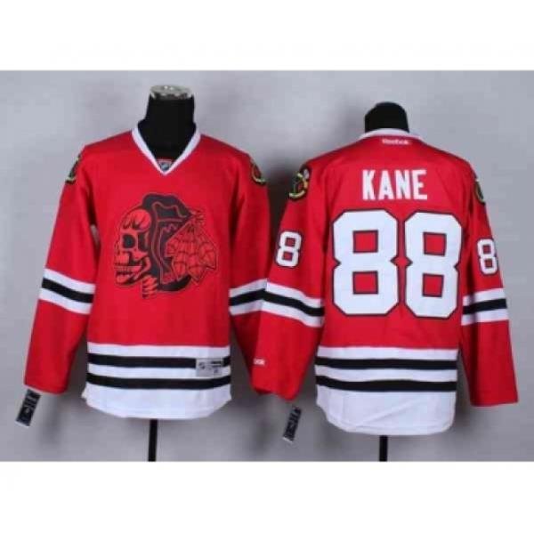 nhl jerseys chicago blackhawks #88 patrick kane red[the skeleton head]