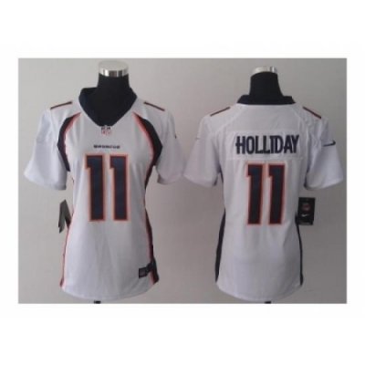 Nike Women Jerseys Denver Broncos #11 Holliday White