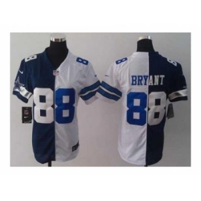 Nike Women Jerseys Dallas Cowboys #88 Bryant white-blue[Elite split]