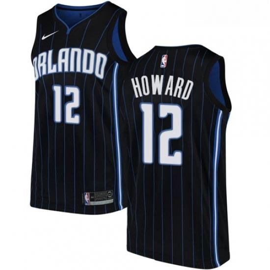 Womens Nike Orlando Magic 12 Dwight Howard Swingman Black Alternate NBA Jersey Statement Edition