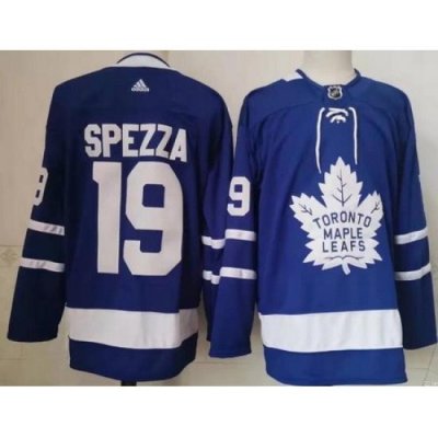 Men Toronto Maple Leafs 19 Jason Spezza Blue Authentic Jersey