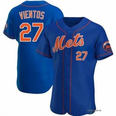 Men NeW York Mets Mark Vientos #27 Blue Flexbase Stitched MLB Jersey