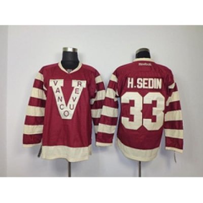 NHL Jerseys Vancouver Canucks #33 h.sedin red