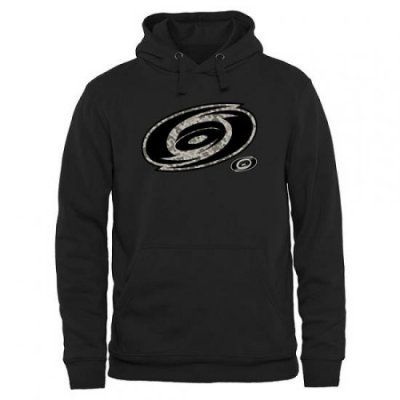 NHL Mens Carolina Hurricanes Black Rink Warrior Pullover Hoodie