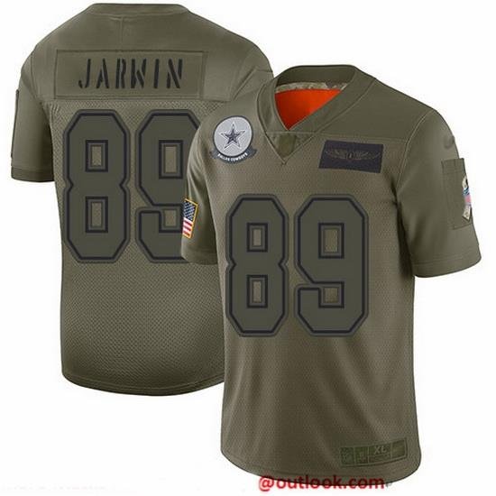 Nike Cowboys 89 Blake Jarwin Camo Men Stitched NFL Limited 2019 Salute To Service Jersey