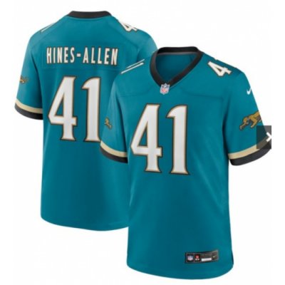 Men Jacksonville Jaguars throwback #41 Josh Hines-Allen Stitched NFL Jersey