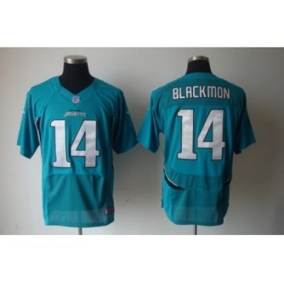 Nike Jacksonville Jaguars 14 Justin Blackmon Green Elite NFL Jersey