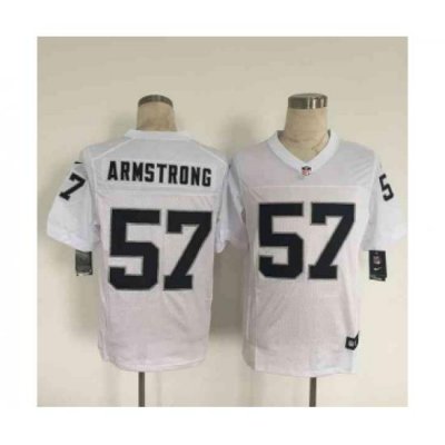 nike nfl jerseys oakland raiders 57 armstrong white[Elite][armstrong]