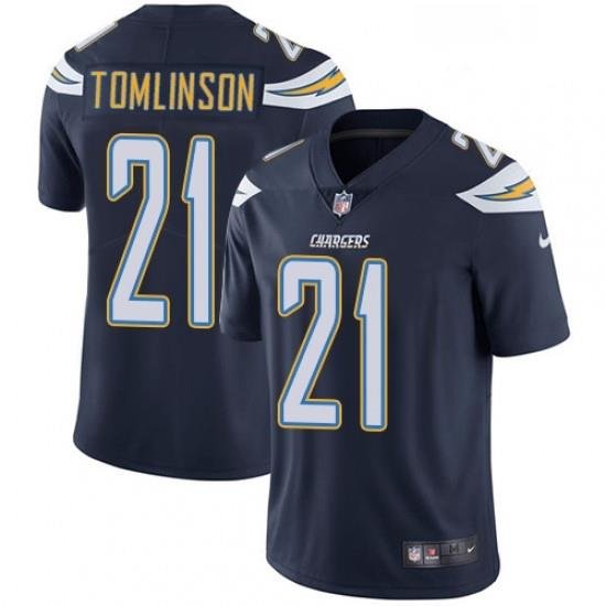 Men Nike Los Angeles Chargers 21 LaDainian Tomlinson Navy Blue Team Color Vapor Untouchable Limited Player NFL Jersey