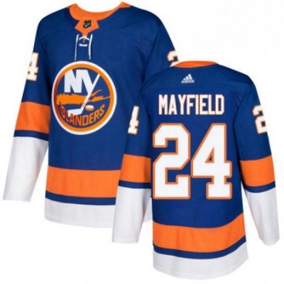 Mens Adidas New York Islanders 24 Scott Mayfield Premier Royal Blue Home NHL Jersey