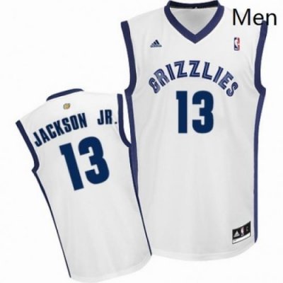 Mens Adidas Memphis Grizzlies 13 Jaren Jackson Jr Swingman White Home NBA Jersey