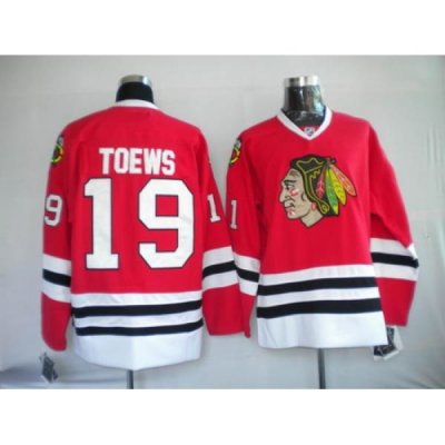 Youth RBK Chicago Blackhawks #19 TOEWS red