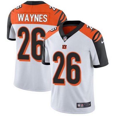 Nike Bengals 26 Trae Waynes White Men Stitched NFL Vapor Untouchable Limited Jersey 965