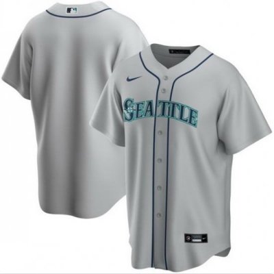 Men Miami Marlins Nike Gray Blank Jersey