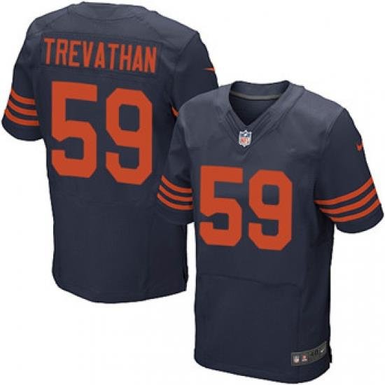 Nike Bears #59 Danny Trevathan Navy Blue Alternate Mens Stitched NFL Elite Jersey