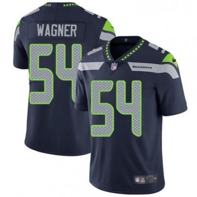 Mens Nike Seattle Seahawks 54 Bobby Wagner Steel Blue Team Color Vapor Untouchable Limited Player NFL Jersey