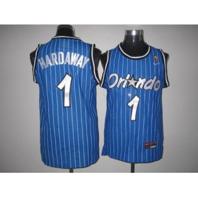 Men Orlando Magic 1 Penny Hardaway Blue Throwback NBA Stitched Jersey